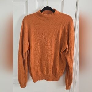 Charter Club Women's Turtleneck Sweater in Mango